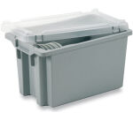 bac à couvercle spécial 40 assiettes traiteur diamètre maxi 26.5 cm