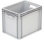bac gerbable plein gris 400x300 hauteur 32 cm 30 l