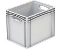 bac gerbable plein gris 400x300 hauteur 32 cm 30 l