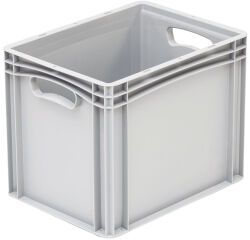 bac gerbable plein gris 400x300 hauteur 32 cm 30 l