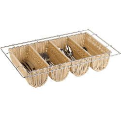 Range-couverts BUFFET GN 1/1, 4 compartiments, beige
