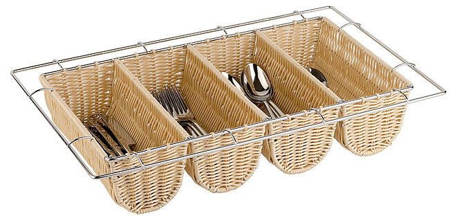 Range-couverts BUFFET GN 1/1, 4 compartiments, beige