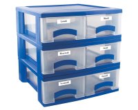 Bloc de 2 tiroirs pour plats témoins 39.5x40.2x14 cm