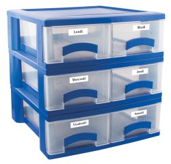 Bloc de 2 tiroirs pour plats témoins 39.5x40.2x14 cm