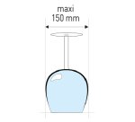 panier de base avec cloisons - pour 9 verres