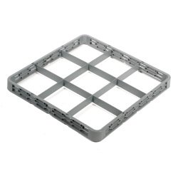 réhausse avec cloisons - h 4.5 cm - pour casiers 9 verres