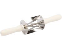 rouleau coupe-mini-croissants inox triangle 60x7 cm