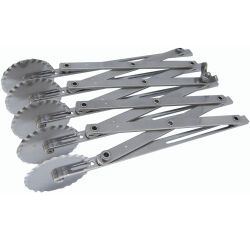 Multicoupe rouleau extensible pour bandes de 1 à 12 cm 5 roulettes cannelées