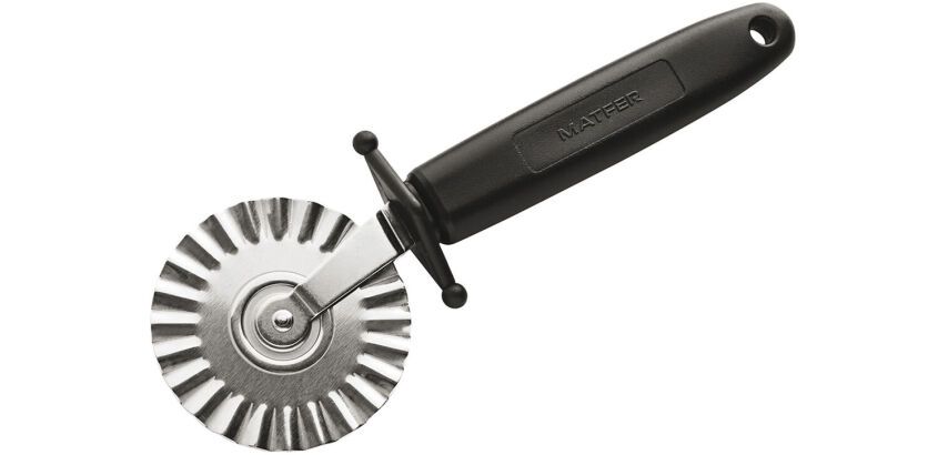 roulette à pâte cannelée inox diamètre 6 cm