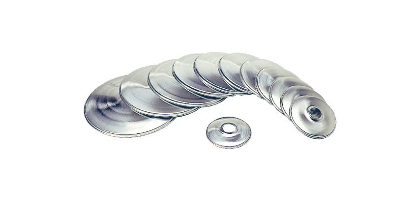série de 12 découpoirs aluminium vol au vent de 11 à 25 cm