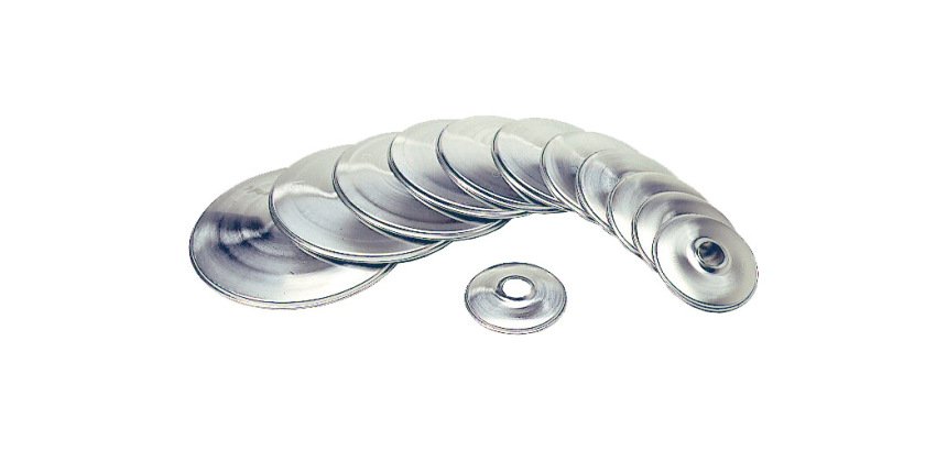 série de 12 découpoirs aluminium vol au vent de 11 à 25 cm