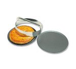 découpoir inox ronds unis à galettes avec poignée 12 cm