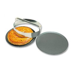 découpoir inox ronds unis à galettes avec poignée 12 cm