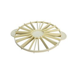 marqueur-diviseur à gâteau polypropylène diamètre 26.5 cm 12/18 parts