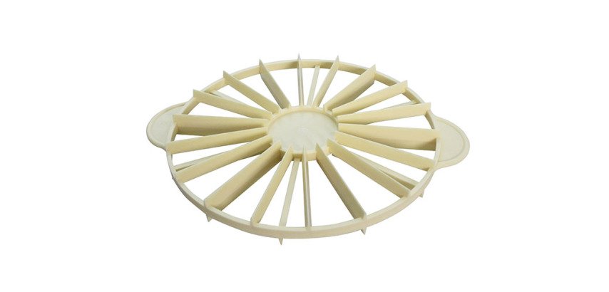 marqueur-diviseur à gâteau polypropylène diamètre 26.5 cm 12/18 parts
