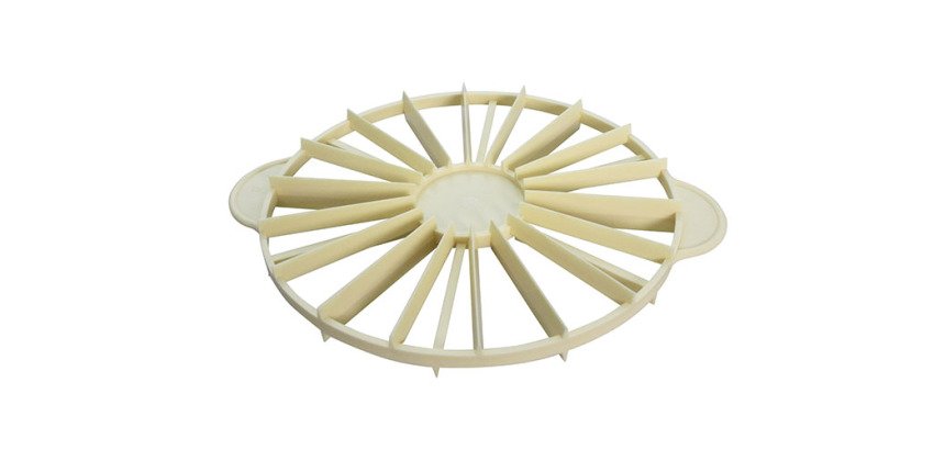 marqueur-diviseur à gâteau polypropylène diamètre 26.5 cm 12/18 parts