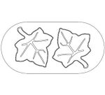 Exoglass découpoir 2 feuilles de vigne 5x5 cm