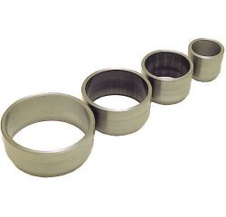 découpoir à nougat rond extra-fort en acier inoxydable 4 cm