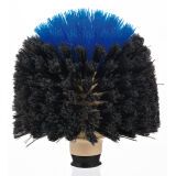 tête de loup crins synthétiques diamètre 17 cm hauteur 18 cm