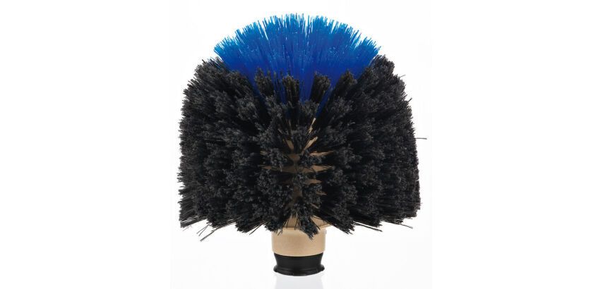tête de loup crins synthétiques diamètre 17 cm hauteur 18 cm