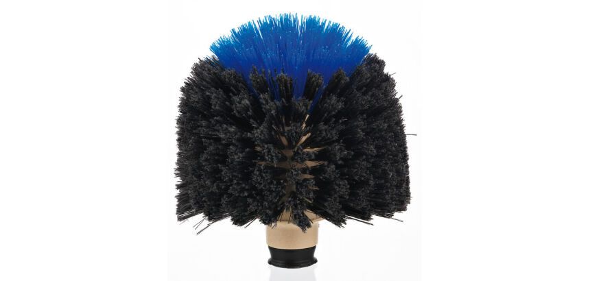 tête de loup crins synthétiques diamètre 17 cm hauteur 18 cm