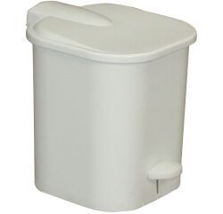 poubelle carrée à pédale 4 L