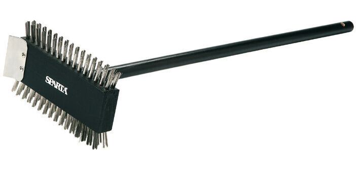 brosse métallique avec long manche 20.5 cm