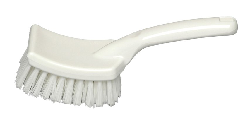brosse arrondie à manche 27,5 cm blanc