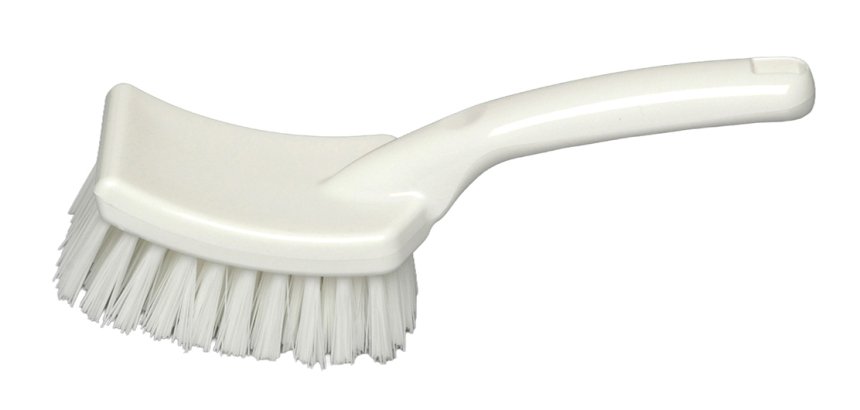 brosse arrondie à manche 27,5 cm blanc