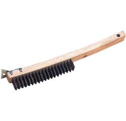 brosse à grill avec grattoir 36.5 cm