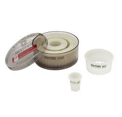 Exoglass boîte de 9 découpoirs ronds cannelés