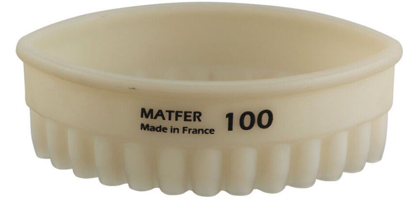 Exoglass découpoir ovale cannelé 10x6 cm