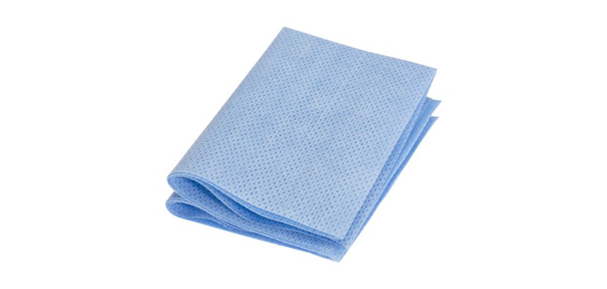 lot de 25 lavettes en non tissé 50x35 cm bleues