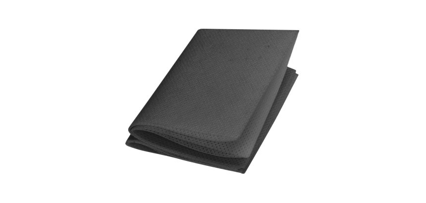 lot de 25 lavettes en non tissé 35x50 cm noire