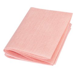 lot de 25 lavettes en non tissé 50x35 cm rose
