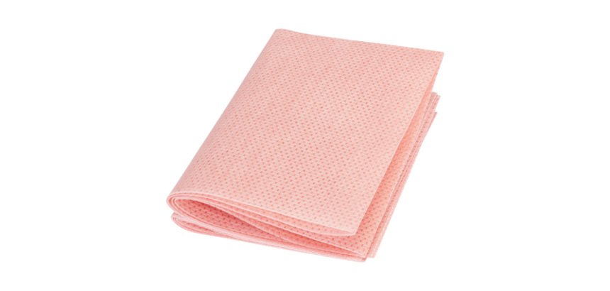 lot de 25 lavettes en non tissé 50x35 cm rose