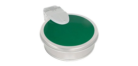 autocollant vert pour support sac poubelle