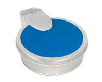 autocollant bleu pour support sac poubelle