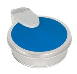 autocollant bleu pour support sac poubelle