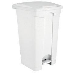 poubelle avec couvercle et pédale 90 L