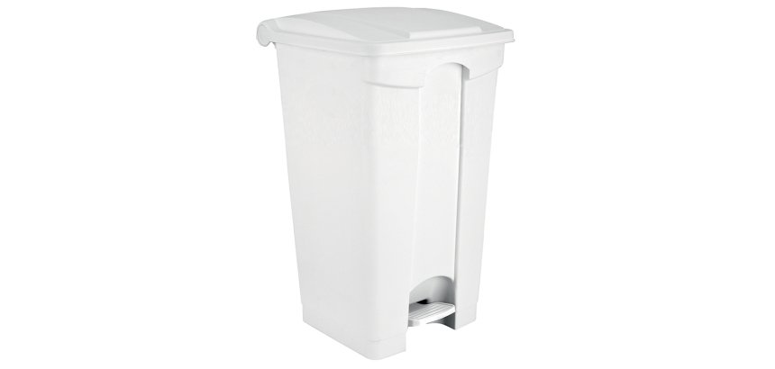 poubelle avec couvercle et pédale 90 L