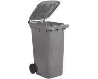 poubelles tri sélectif 55x48x93 cm - 120 l gris