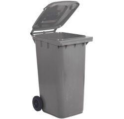 poubelles tri sélectif 55x48x93 cm - 120 l gris