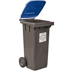 poubelles tri sélectif 55x48.5x93 cm 120 l bleue