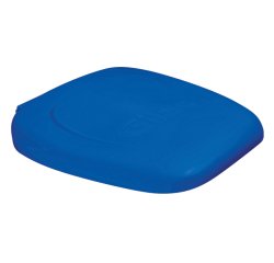 couvercle bleu pour porte-sac poubelle à pédale pour sacs de 120 litres
