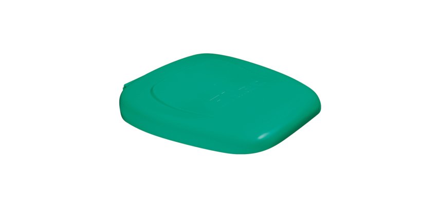 couvercle vert pour porte-sac poubelle à pédale pour sac de 120 litres