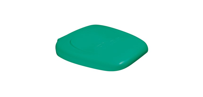 couvercle vert pour porte-sac poubelle à pédale pour sac de 120 litres