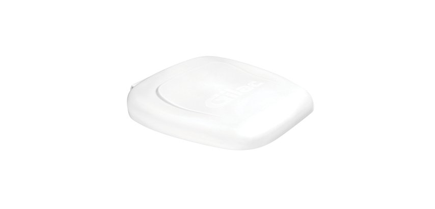 couvercle blanc pour porte-sac poubelle à pédale pour sac de 120 litres