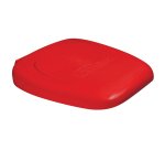 couvercle rouge pour porte-sac poubelle à pédale pour sac de 120 litres