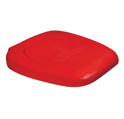 couvercle rouge pour porte-sac poubelle à pédale pour sac de 120 litres